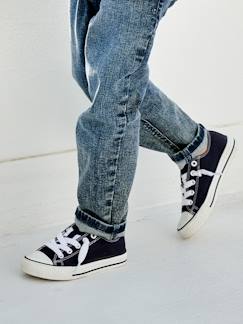 Tendência Riviera-Calçado-Calçado menino (23-38)-Sapatilhas em tecido, com elástico, para menino