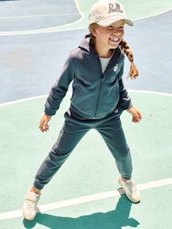Menina 2-14 anos-Calças -Calças de desporto, em moletão, para menina