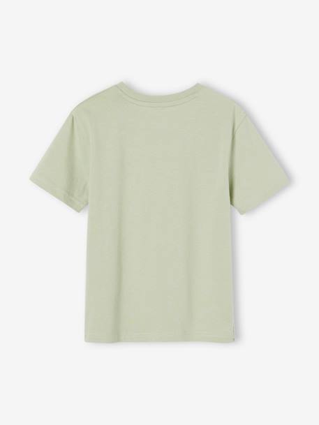 T-shirt com tucano, para menino verde-salva 