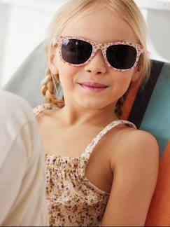 Menina 2-14 anos-Óculos de sol em forma de flor, para menina