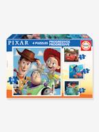 4 puzzles progressivos Pixar - 12/25 - EDUCA multicolor 
