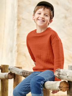 Menino 2-14 anos-Camisolas, casacos de malha, sweats-Sweat acolchoada, para menino