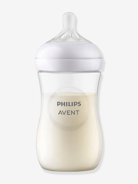 Biberão de 260 ml, da Philips AVENT Natural Response transparente 