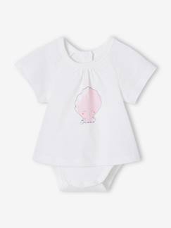Bebé 0-36 meses-T-shirt-body de mangas curtas, para bebé