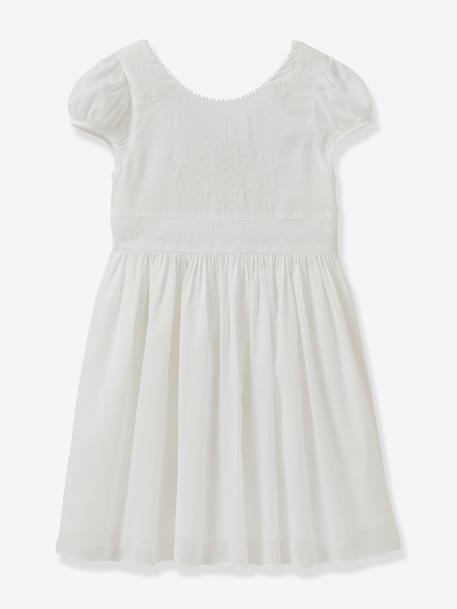 Vestido Thelma - Coleção festas e casamentos, da CYRILLUS, para menina branco 
