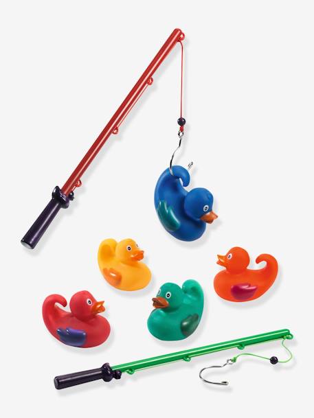 Jogo de pesca aos patos, arco-íris, da DJECO multicolor 