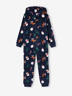 Menino 2-14 anos-Pijama-macacão de natal, para menino