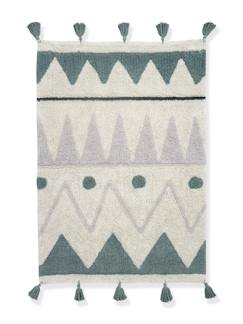 Têxtil-lar e Decoração-Decoração-Tapetes-Tapete lavável em algodão, Mini Berbere com borlas - LORENA CANALS