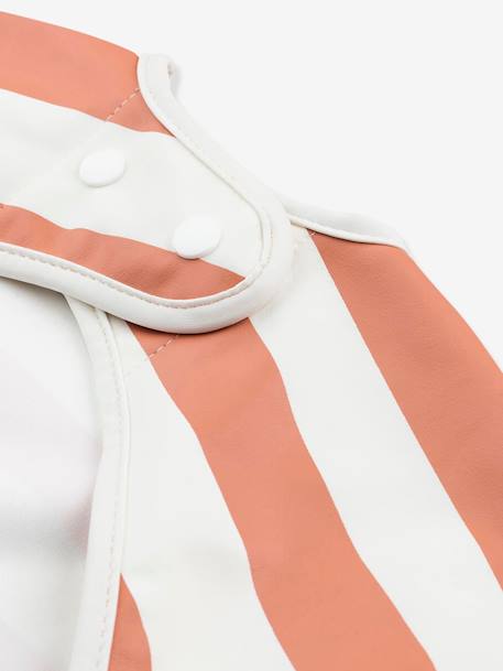 Babete com mangas e bolso, Stripes da DONE BY DEER laranja 