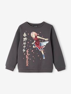 Menina 2-14 anos-Camisolas, casacos de malha, sweats-Sweat Naruto® Sakura, para criança