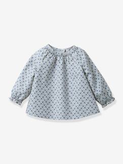 Bebé 0-36 meses-Blusas, camisas-Blusa aos favos, da CYRILLUS, para bebé
