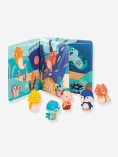 Brinquedos-Primeira idade-Brinquedos para o banho-Livro Fantoches do Mar - LUDI