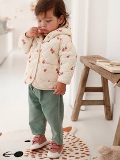 Bebé 0-36 meses-Blusões, ninhos-Blusão acolchoado com capuz, para bebé
