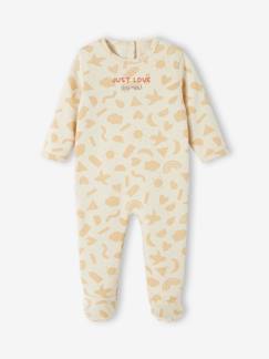 Pijama em moletão, algodão biológico, para bebé