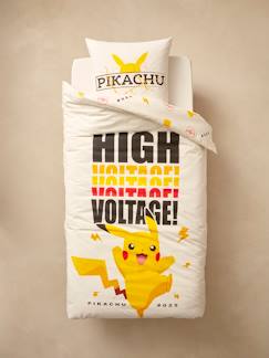 Têxtil-lar e Decoração-Roupa de cama criança-Conjunto capa de edredon + fronha de almofada Pokémon® Voltage, para criança