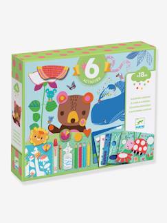 Brinquedos-Atividades artísticas-Caixa com 6 atividades - O Ratinho e os seus Amigos - DJECO