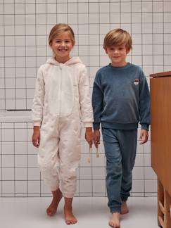 Menina 2-14 anos-Pijamas-Pijama-macacão, urso fosforescente, para menina