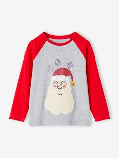 Menino 2-14 anos-T-shirts, polos-Camisola "Pai Natal", para menino
