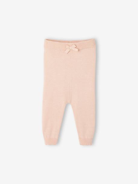 Conjunto de Natal com 2 peças para bebé, em tricot rosado 