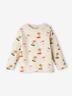 Bebé 0-36 meses-T-shirts-Camisola de Natal, para bebé