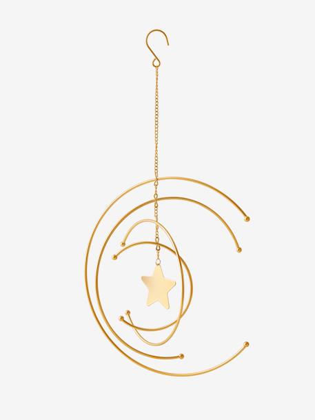 Estrela decorativa para pendurar dourado 