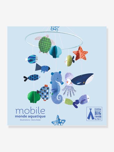 Mobile em papel, Oceano - DJECO azul 