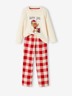Menina 2-14 anos-Pijama de Natal, para menina