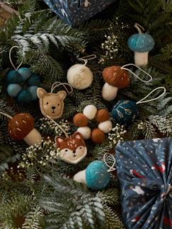 Têxtil-lar e Decoração-Decoração-Lote de 12 decorações de Natal, em feltro, para pendurar, Broceliande