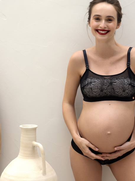 Soutien para gravidez e amamentação, Dahlia da CACHE COEUR preto 