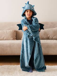 Quarto-Menino 2-14 anos-Pijamas-Manta com mangas e capuz, Animal