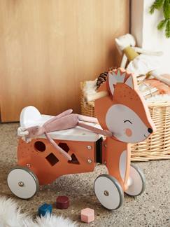 Brinquedos-Triciclo com caixa de arrumação, Raposa