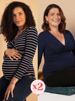 Roupa grávida-Pack de 2 camisolas para grávida, eco-friendly, Fiona Ls da ENVIE DE FRAISE