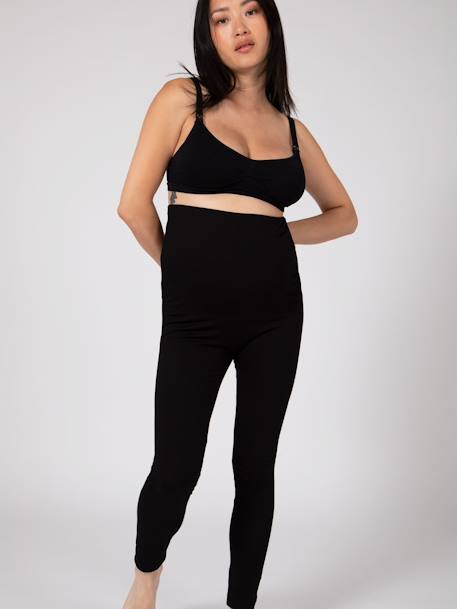 Leggings para grávida, de cintura subida, eco-friendly preto 