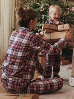 Roupa grávida-Pijamas, homewear-Pijama em flanela, para adulto, coleção cápsula "Happy Family"
