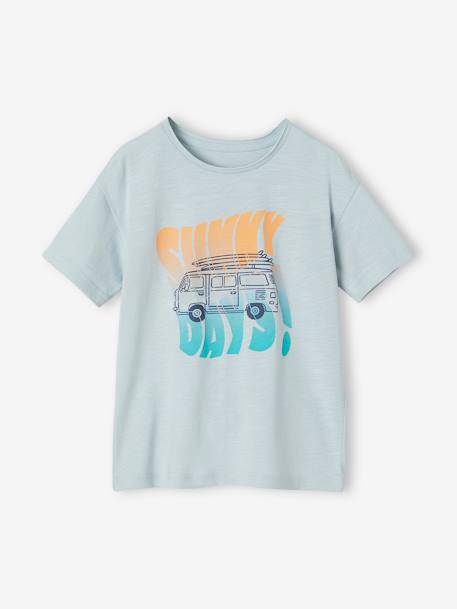 T-shirt 'Sunny days', para menino azul-céu 