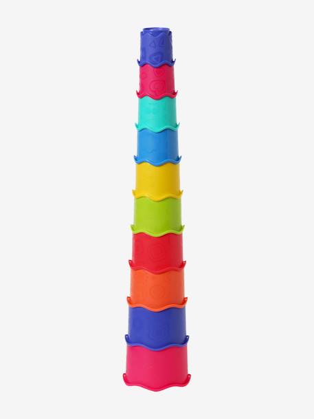 Copos de plástico Montessori  para empilhar multicolor 