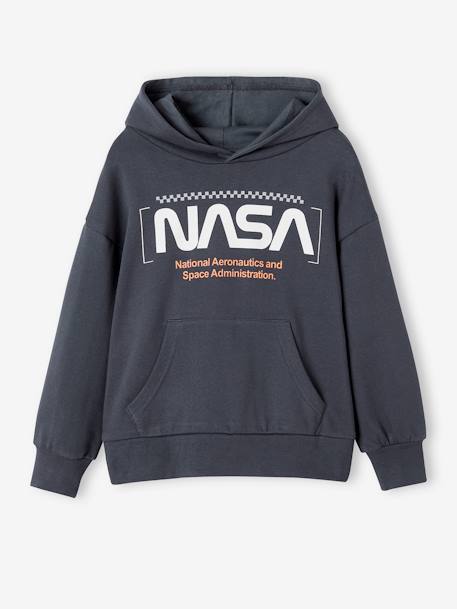 Sweat NASA®, com capuz, para criança azul-ardósia 
