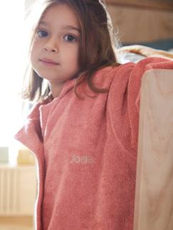 Menina 2-14 anos-Roupões de banho-Roupão modelo camisa personalizável, para criança