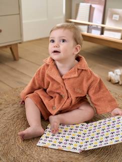 Têxtil-lar e Decoração-Roupa de banho-Roupão modelo camisa personalizável, com algodão reciclado, para criança
