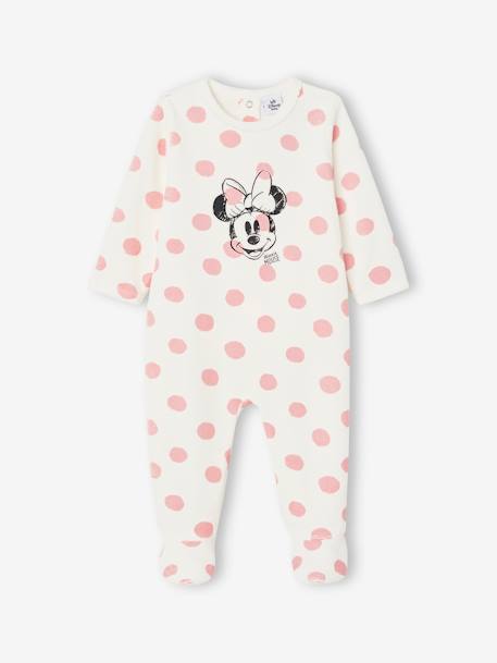 Pijama Disney® Minnie, em veludo, para bebé cru 