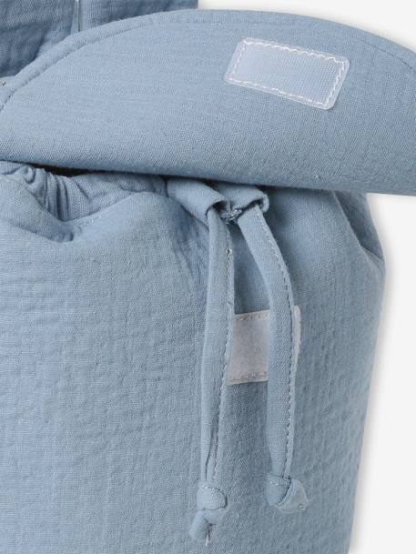 Mochila personalizável em algodão azul-acinzentado+toupeira 