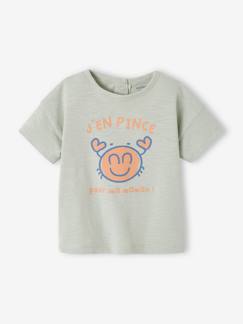 -T-shirt  "animais marinhos", de mangas curtas, para bebé