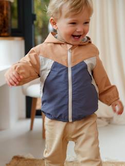 Bebé 0-36 meses-Blusões, ninhos-Blusões-Blusão tipo corta-vento da CYRILLUS, para bebé menino