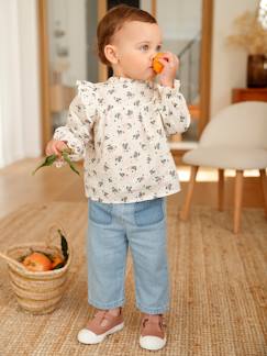 Bebé 0-36 meses-Blusas, camisas-Blusa com folhos, para bebé