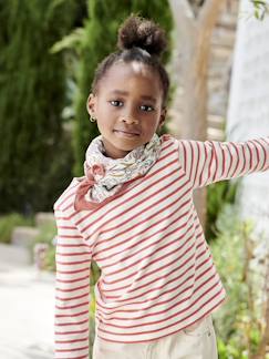 Menina 2-14 anos-Camisola estilo marinheiro, mangas compridas, para menina
