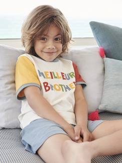 Menino 2-14 anos-Pijama "Meilleur Brother", para menino