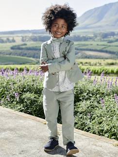 Menino 2-14 anos-Casacos, blusões-Casacos-Casaco de cerimónia em algodão/linho, para menino