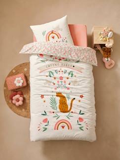 Têxtil-lar e Decoração-Roupa de cama criança-Conjunto capa de edredon + fronha de almofada, com algodão reciclado, Latino Vibes