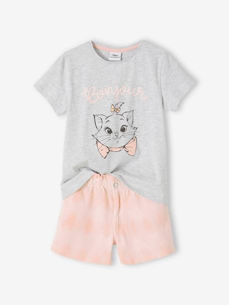 Conjunto de bebé t-shirt + calções, Marie dos Aristogatos da Disney® rosa-pálido 