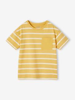 Menino 2-14 anos-T-shirts, polos-T-shirts-T-shirt às riscas personalizável, para menino